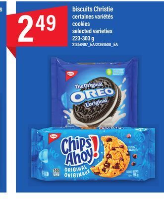 Maxi Biscuits christie, 223-303 g offer