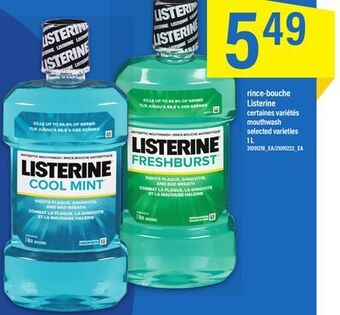 Maxi Rince-bouche listerine, 1 l offer