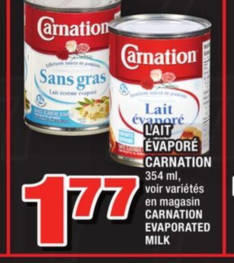 Super C Lait évaporé carnation | carnation evaporated milk offer
