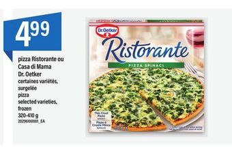 Maxi Pizza ristorante ou casa di mama dr. oetker, 320-410 g offer