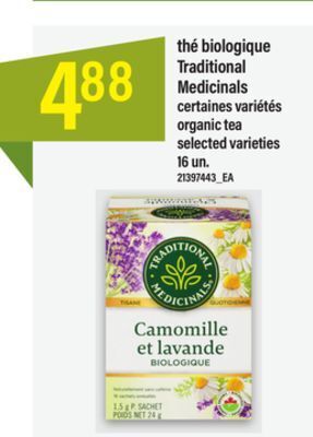 Maxi Thé biologique traditional medicinals offer