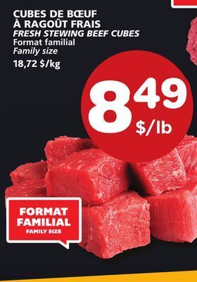 Marches Tradition Fresh stewing beef cubes offer