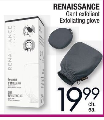 Jean Coutu Renaissance exfoliating glove offer