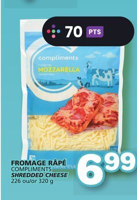 Marches Tradition Compliments shredded cheese offer