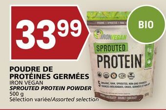 Rachelle-Bery Grocery Iron vegan sprouted protein powder offer