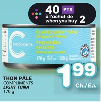 Marches Tradition Compliments light tuna offer