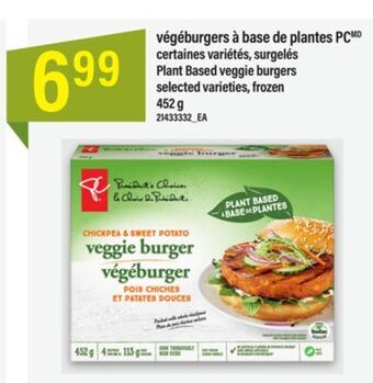 Maxi Végéburgers à base de plantes pc, 452 g offer