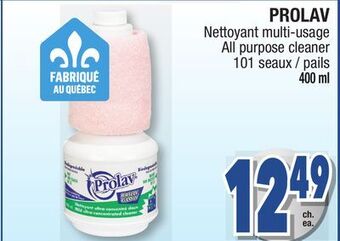 Jean Coutu Prolav all purpose cleaner 101 pails offer