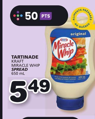 Marches Tradition Kraft miracle whip spread offer