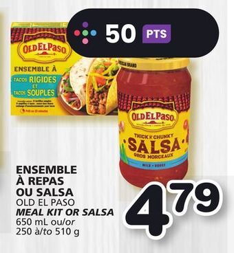 Marches Tradition Old el paso meal kit or salsa offer