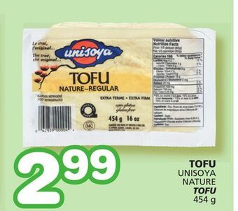 Marches Tradition Unisoya nature tofu offer