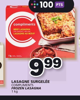 Marches Tradition Compliments frozen lasagna offer