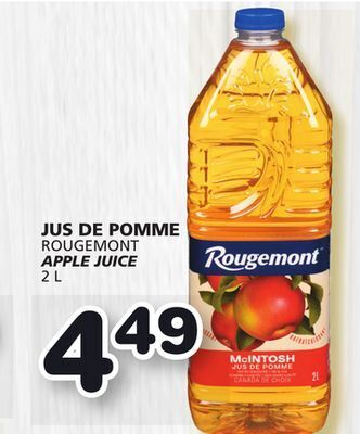 Marches Tradition Rougemont apple juice offer