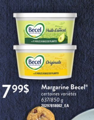 Provigo Margarine becel , 637/850 g offer