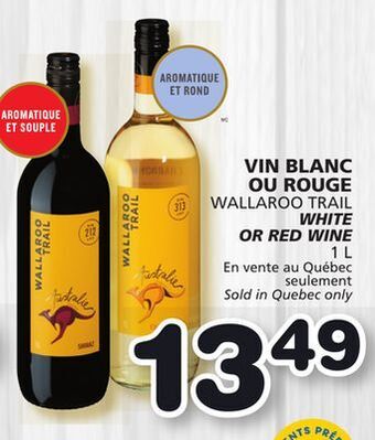 Marches Tradition Wallaroo trail white or red wine offer