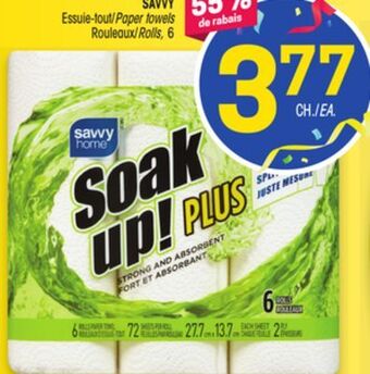 Uniprix Savvy essuie-tout/paper towels offer