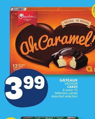 Marché Bonichoix Vachon cakes offer