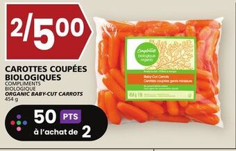 Rachelle-Bery Grocery Compliments organic baby-cut carrots offer