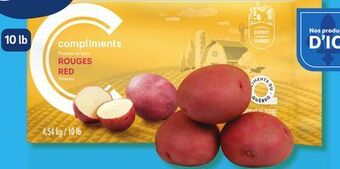 Marché Bonichoix Compliments white, yellow or red potatoes offer