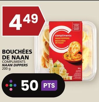 Rachelle-Bery Grocery Compliments naan dippers offer