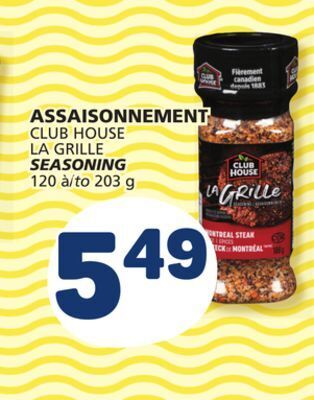 Marché Bonichoix Club house seasoning offer