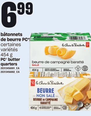 Provigo Bâtonnets de beurre pc, 454 g offer