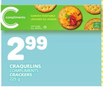 Marché Bonichoix Compliments crackers offer