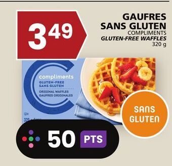 Rachelle-Bery Grocery Compliments gluten-free waffles offer