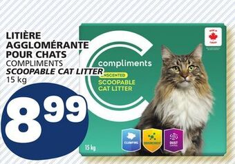 Marché Bonichoix Compliments scoopable cat litter offer