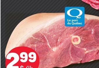 Marché Bonichoix Fresh pork ham, half ham or ham roast offer