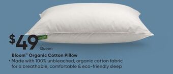 Dormez Vous Bloom organic cotton pillow offer