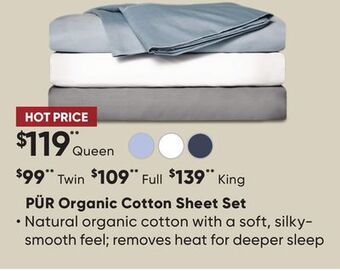 Dormez Vous Pür organic cotton sheet set offer