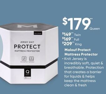 Dormez Vous Malouf protect mattress protector offer