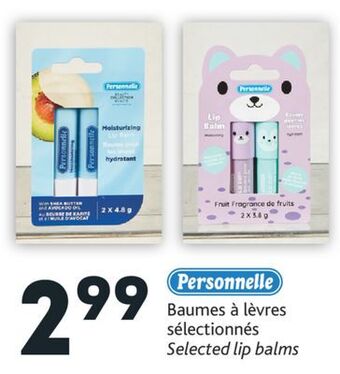 Brunet Personnelle baumes à lèvres sélectionnés offer