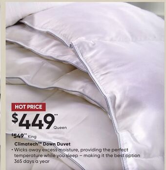 Dormez Vous Climatech down duvet offer