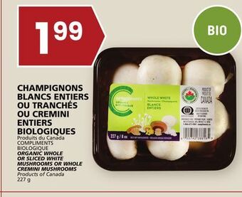 Rachelle-Bery Grocery Compliments organic whole or sliced white offer