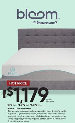 Dormez Vous Bloom cloud mattress offer