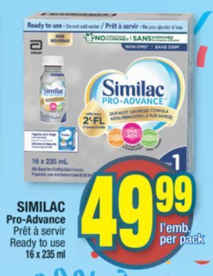Jean Coutu Similac pro-advance ready to use offer
