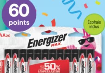 Jean Coutu Energizer max batteries offer