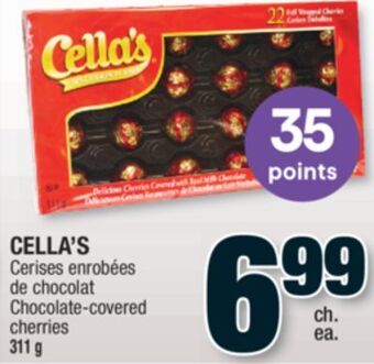 Jean Coutu Cella's chocolate-covered cherries offer