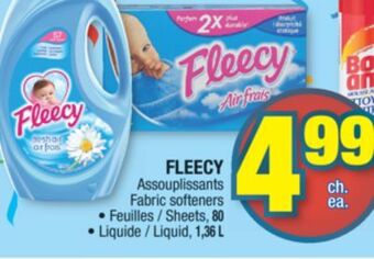 Jean Coutu Fleecy fabric softeners offer