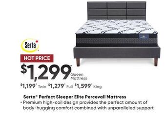Dormez Vous Serta perfect sleeper elite percevall mattress offer