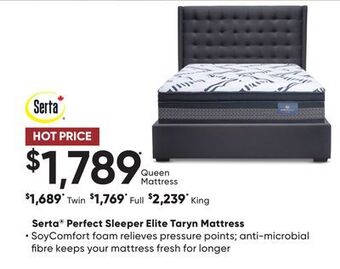 Dormez Vous Serta perfect sleeper elite taryn mattress offer