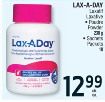 Jean Coutu Lax-a-day laxatif offer