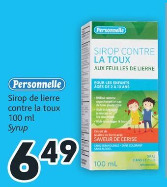 Brunet Personnelle sirop de lierre contre la toux offer