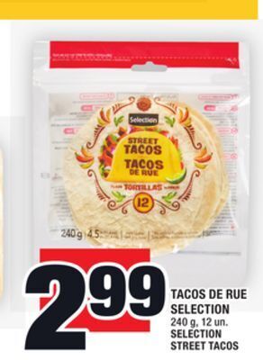 Super C Tacos de rue selection | selection street tacos offer