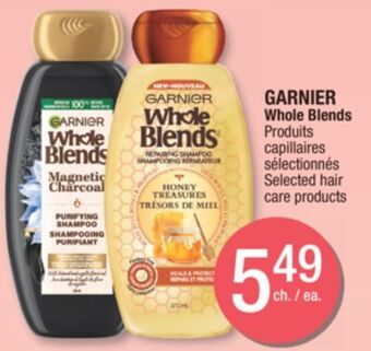Jean Coutu Garnier whole blends selected hair care products offer