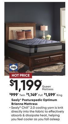 Dormez Vous Sealy posturepedic optimum brianna mattress offer