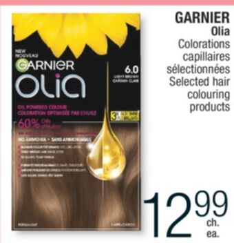 Jean Coutu Garnier olia selected hair colouring products offer