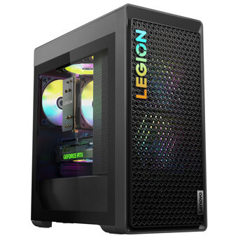 Best Buy Lenovo legion tower 5 gaming pc - storm grey (amd ryzen 7 7700/512gb ssd/16gb ram/rtx 4070/win 11) offer